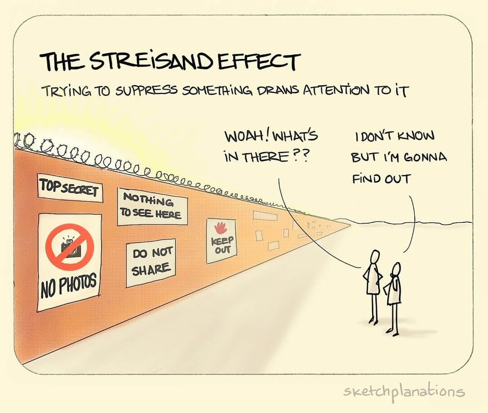 أثر سترايسند (Streisand effect)